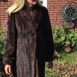 Full length mink coat